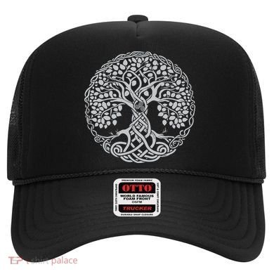 Celtic Tree Of Life Or Gaelic Knotwork Art Oak Hat