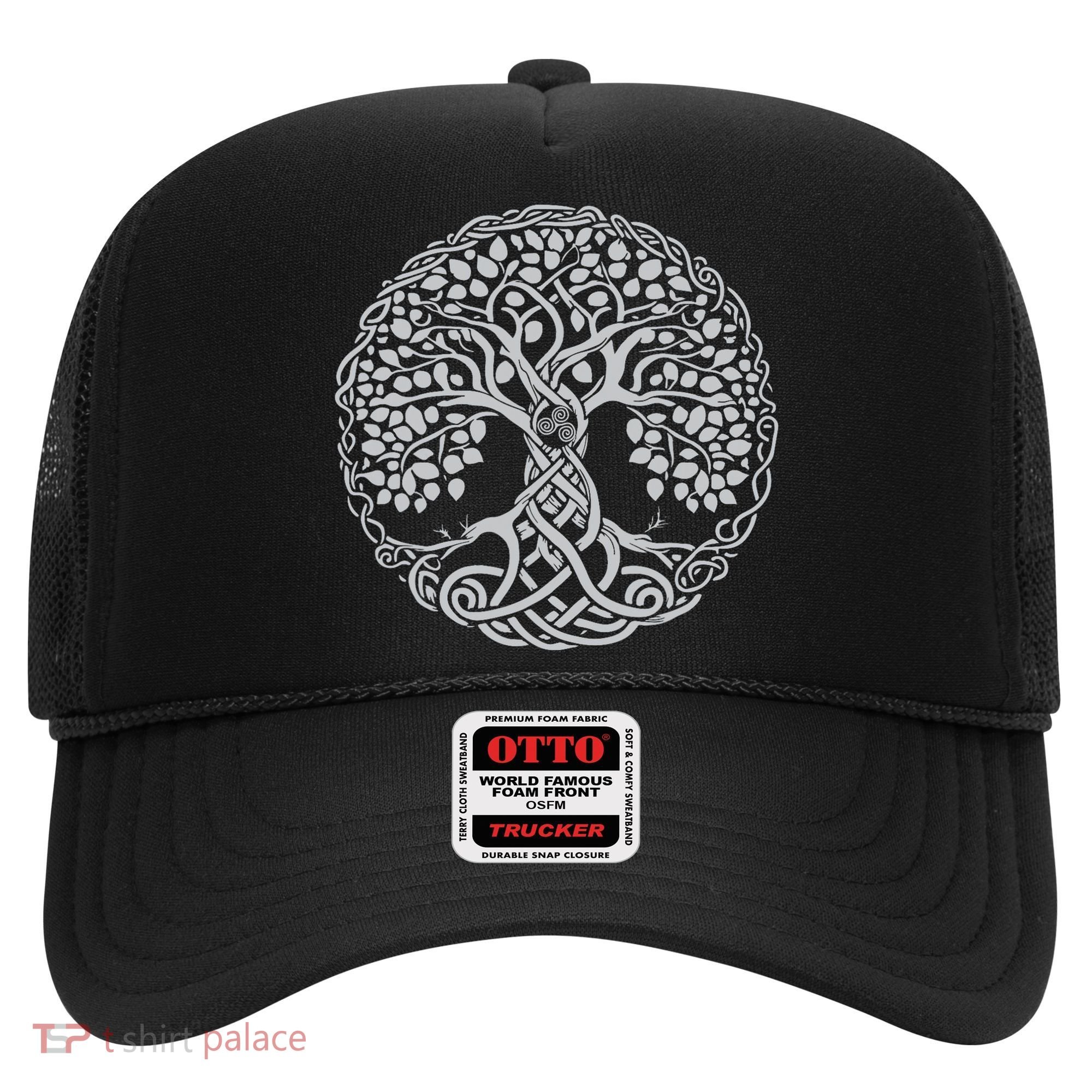 Celtic Tree Of Life Or Gaelic Knotwork Art Oak Hat