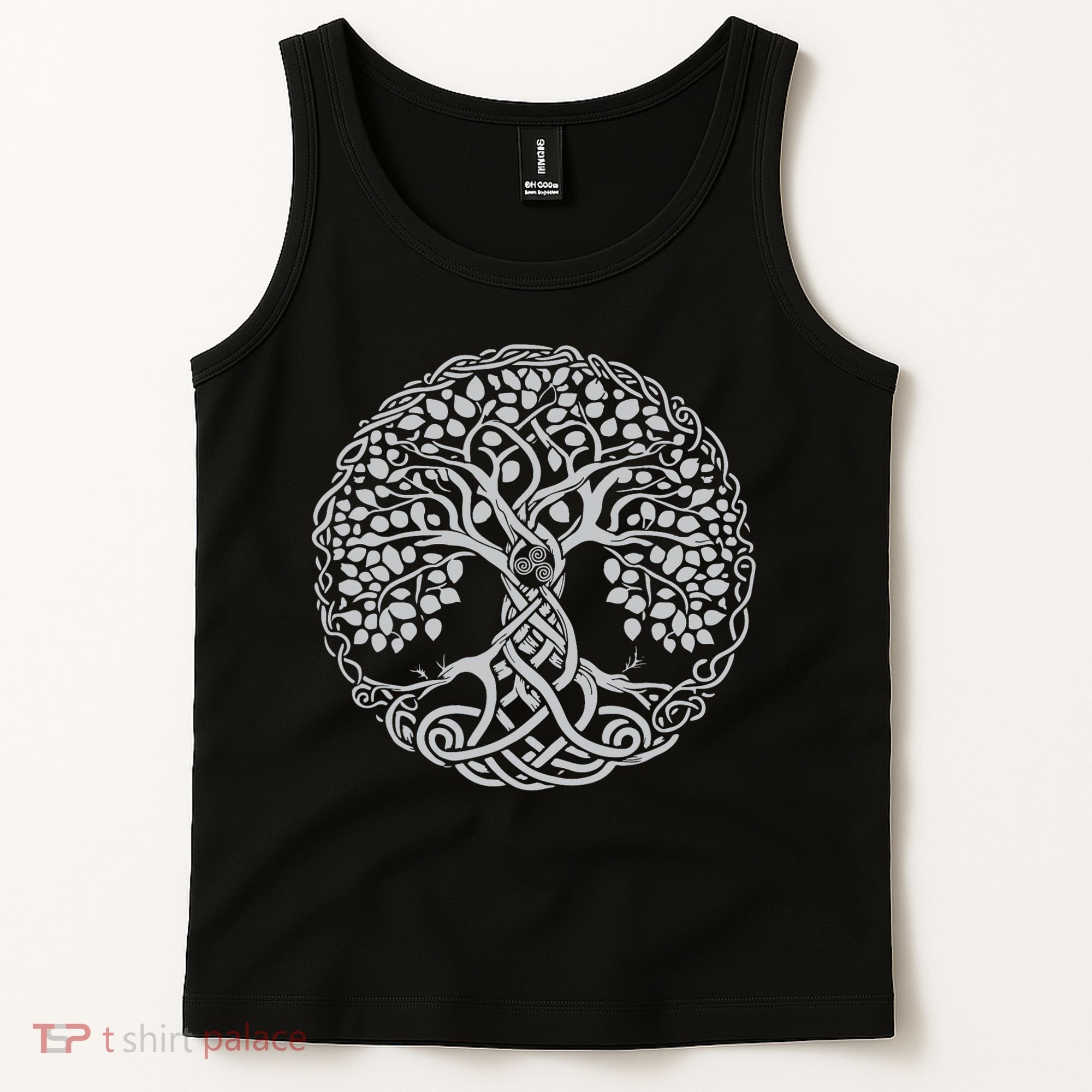 Celtic Tree Of Life Or Gaelic Knotwork Art Oak Tank Top