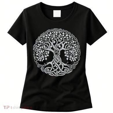 Celtic Tree Of Life Or Gaelic Knotwork Art Oak Women's T-Shirt