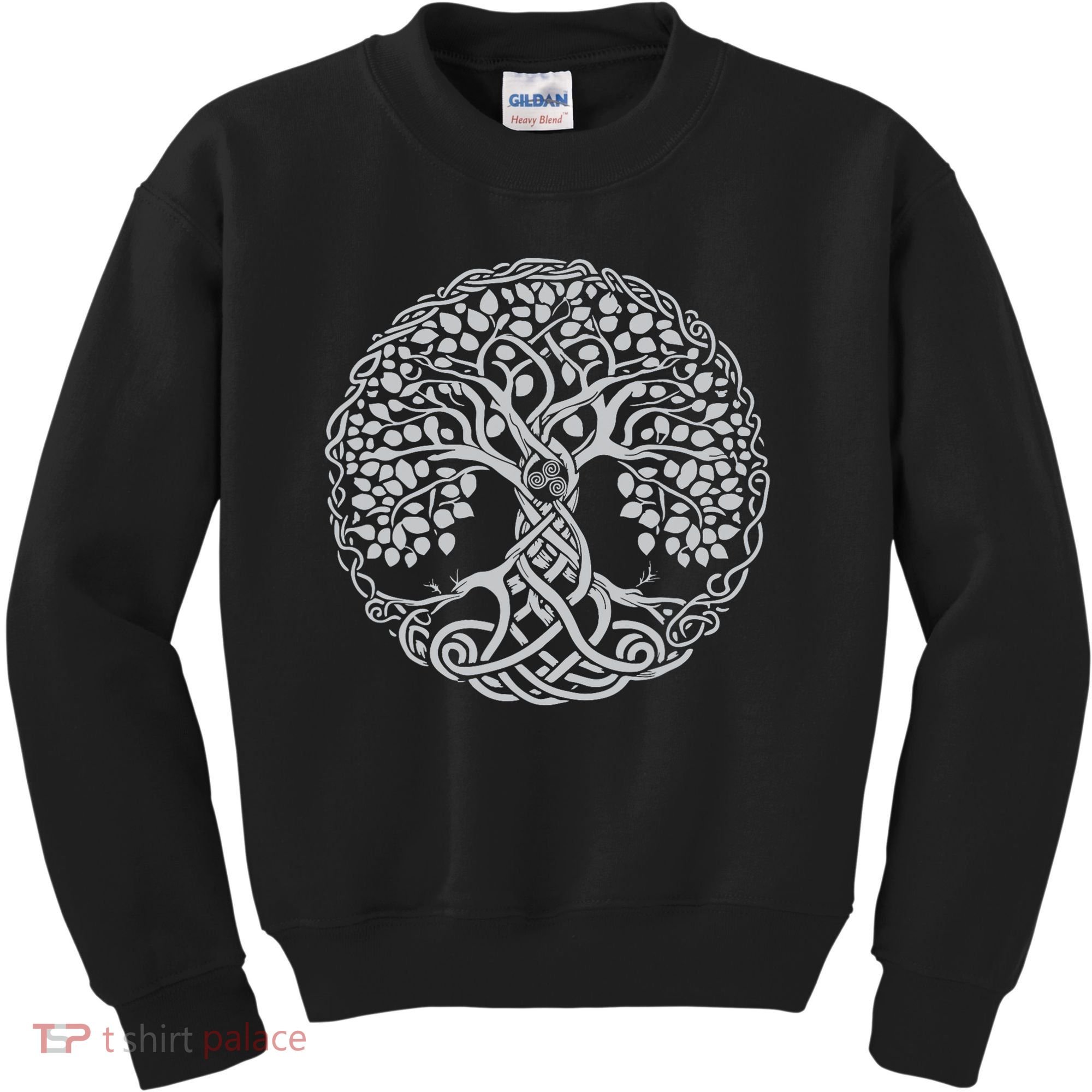 Celtic Tree Of Life Or Gaelic Knotwork Art Oak Kids Sweatshirt