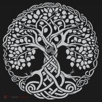 Celtic Tree Of Life Or Gaelic Knotwork Art Oak Kids Sweatshirt thumb 2
