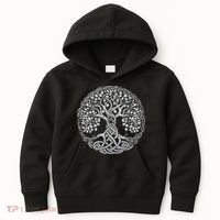 Celtic Tree Of Life Or Gaelic Knotwork Art Oak Kids Hoodie thumb 0