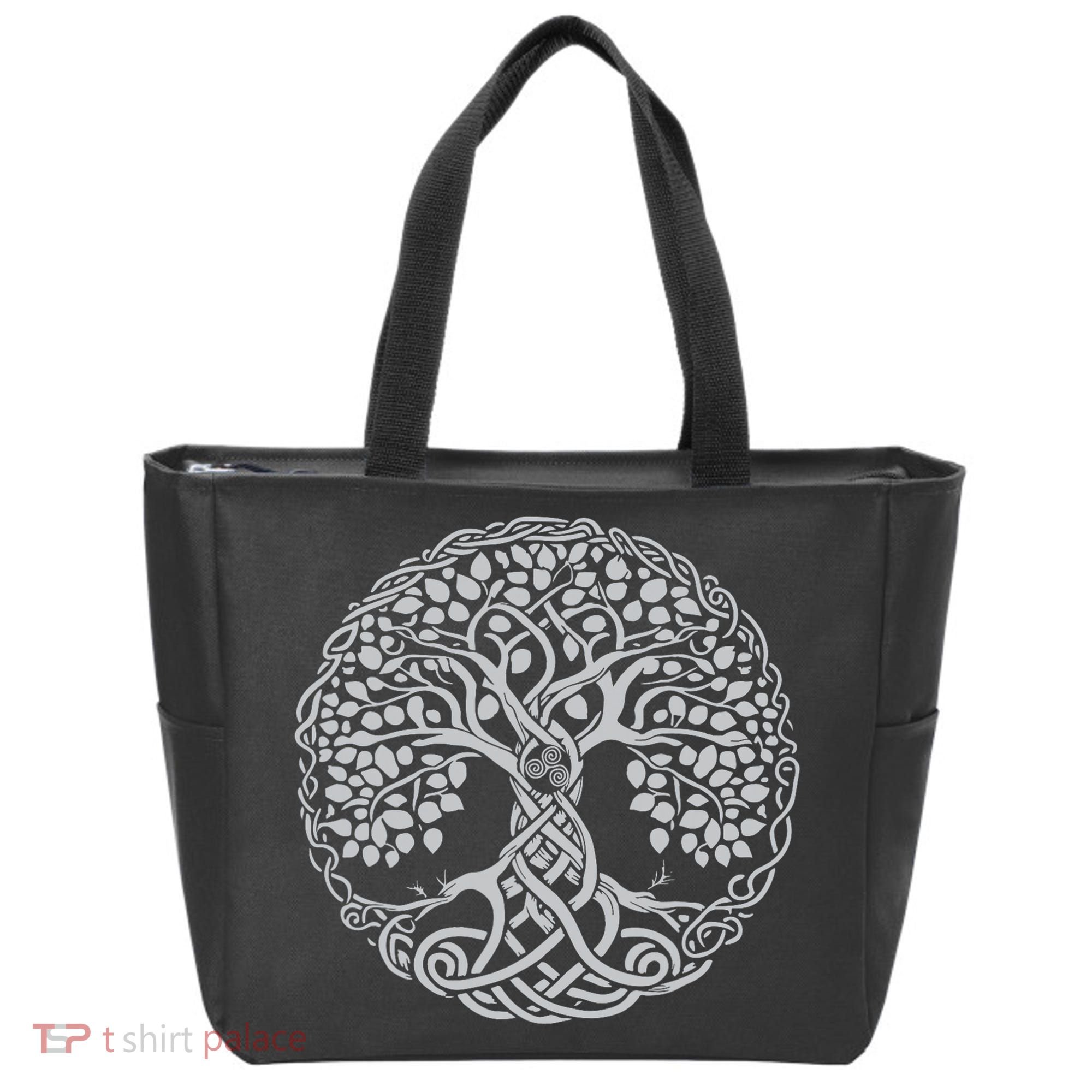 Celtic Tree Of Life Or Gaelic Knotwork Art Oak Tote Bag