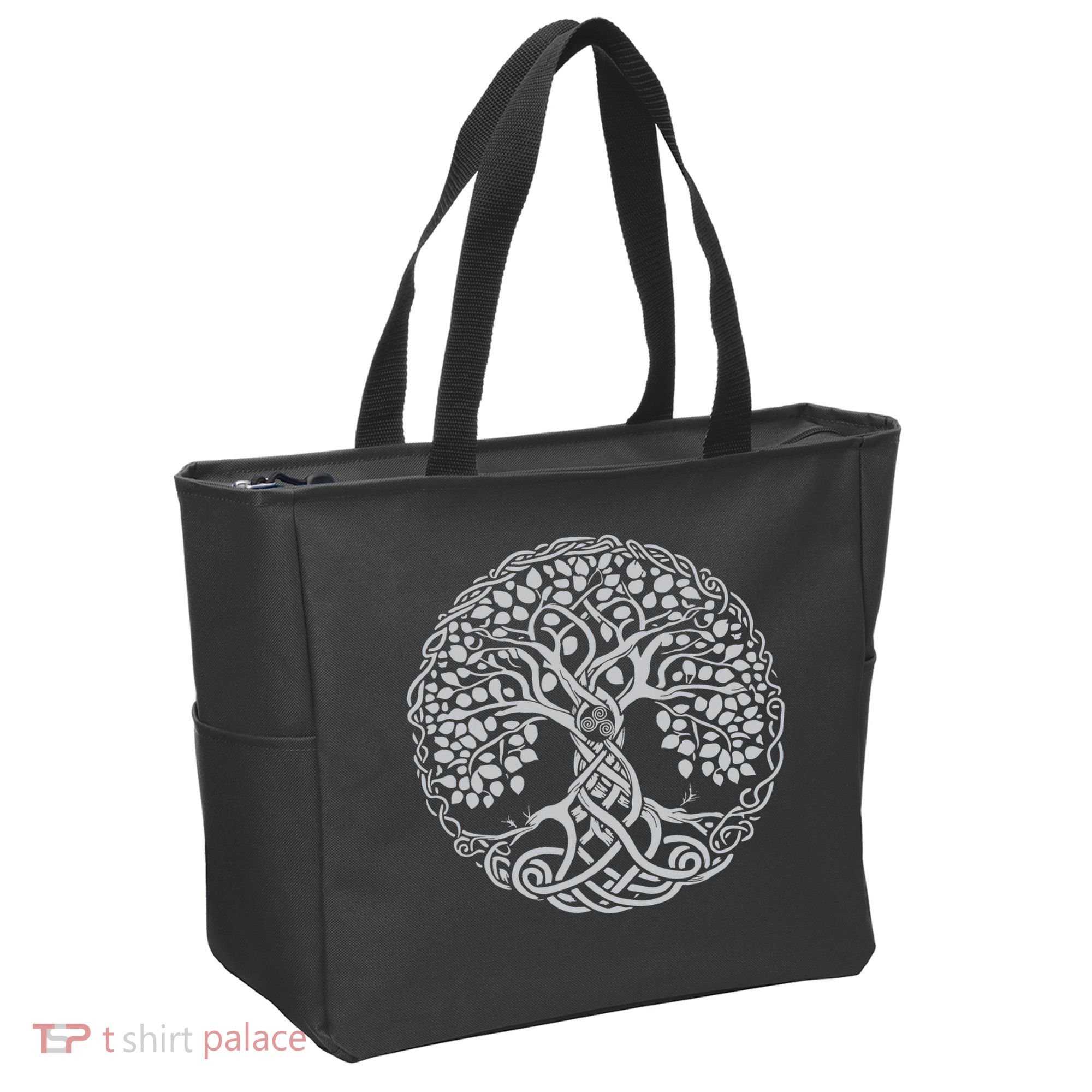 Celtic Tree Of Life Or Gaelic Knotwork Art Oak Tote Bag