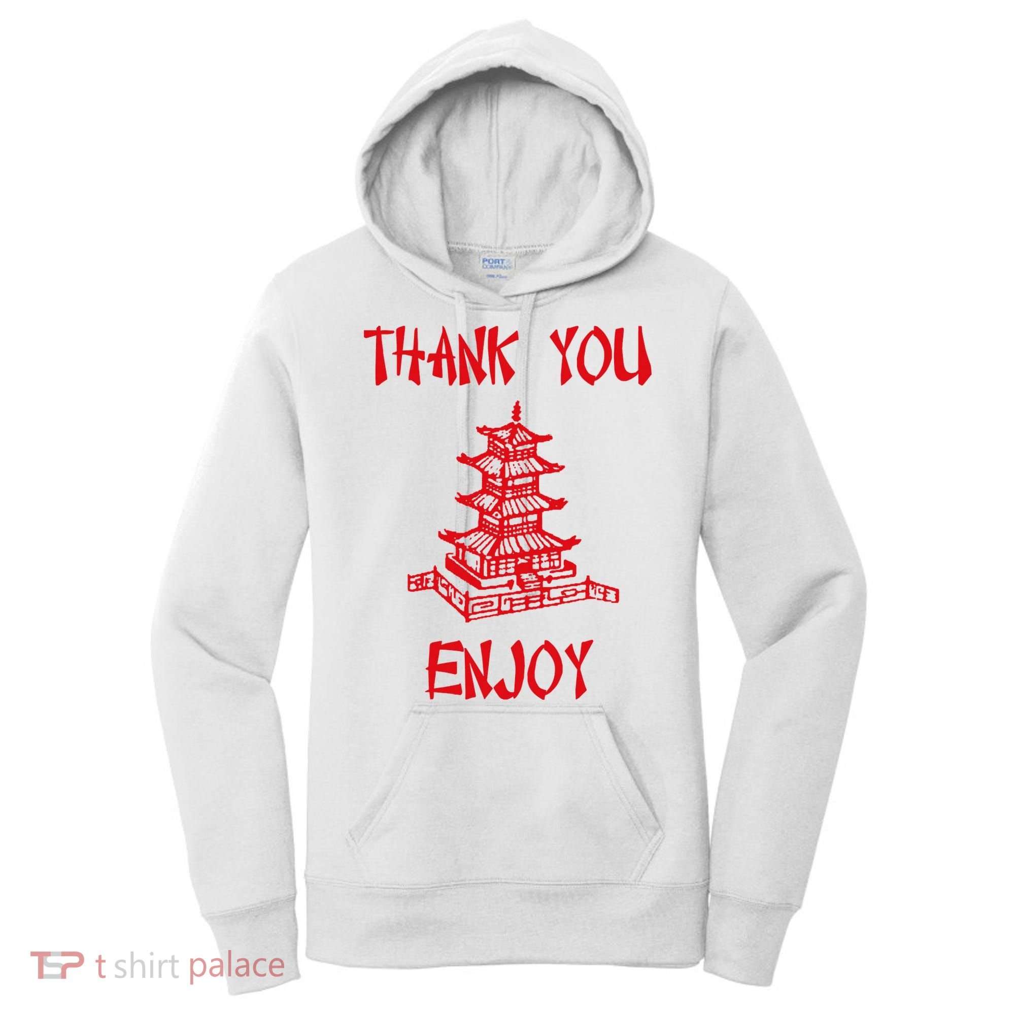 Chinese Take Out Thank You Enjoy Halloween 2020 Costume Women's Hoodie