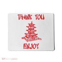 Chinese Take Out Thank You Enjoy Halloween 2020 Costume Mousepad thumb 0