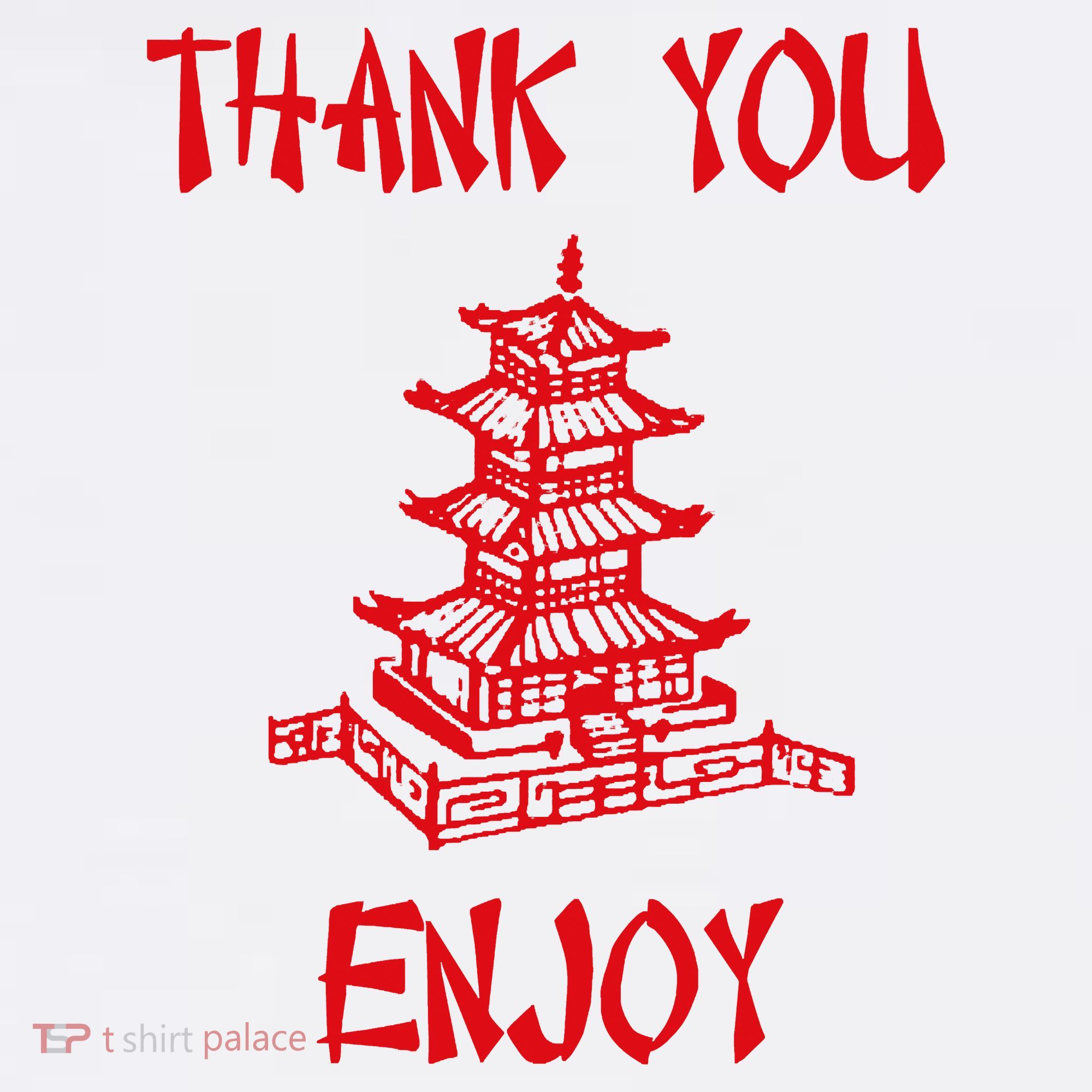 Chinese Take Out Thank You Enjoy Halloween 2020 Costume Women's Tank Top
