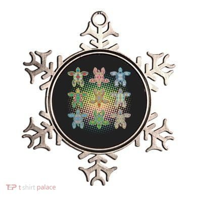 Colorful Tribal Pattern Sea Turtles Ornament