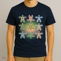 Colorful Tribal Pattern Sea Turtles T-Shirt thumb 3