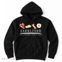 Carnivore The Proper Human Diet Beef Butter Bacon Eggs Hoodie thumb 0
