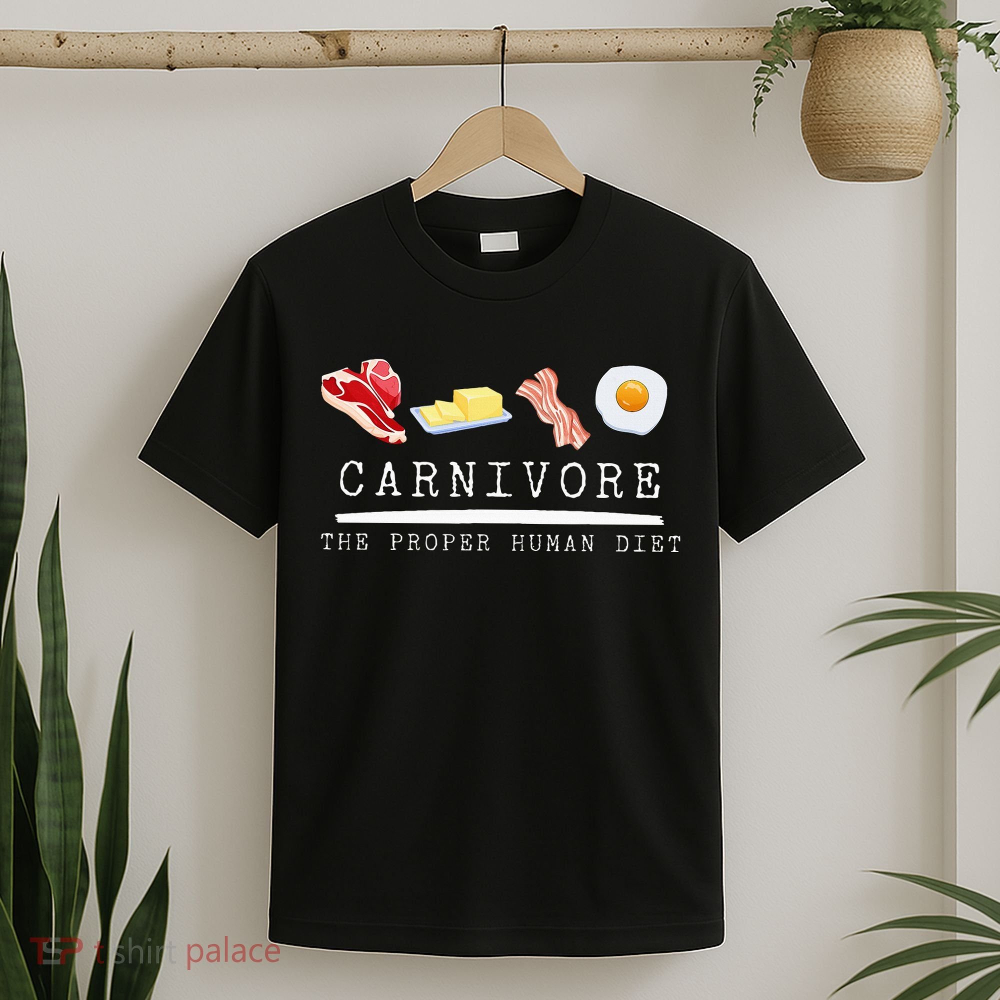 Carnivore The Proper Human Diet Beef Butter Bacon Eggs T-Shirt