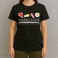 Carnivore The Proper Human Diet Beef Butter Bacon Eggs T-Shirt thumb 4