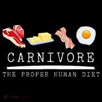 Carnivore The Proper Human Diet Beef Butter Bacon Eggs Women's Hoodie thumb 2