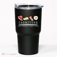 Carnivore The Proper Human Diet Beef Butter Bacon Eggs Tumbler thumb 0