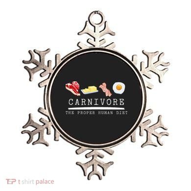 Carnivore The Proper Human Diet Beef Butter Bacon Eggs Ornament