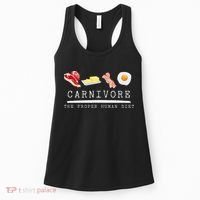 Carnivore The Proper Human Diet Beef Butter Bacon Eggs Women's Tank Top thumb 0