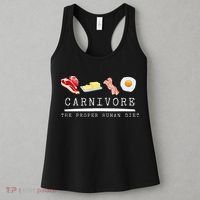 Carnivore The Proper Human Diet Beef Butter Bacon Eggs Women's Tank Top thumb 3