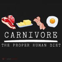 Carnivore The Proper Human Diet Beef Butter Bacon Eggs Kids Long Sleeve Shirt thumb 2