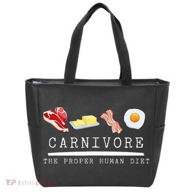 Carnivore The Proper Human Diet Beef Butter Bacon Eggs Tote Bag