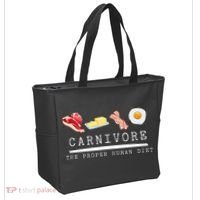 Carnivore The Proper Human Diet Beef Butter Bacon Eggs Tote Bag thumb 2