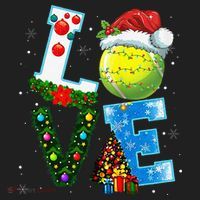 Christmas Tennis Players Lovers Xmas Women's Sweatshirt thumb 2