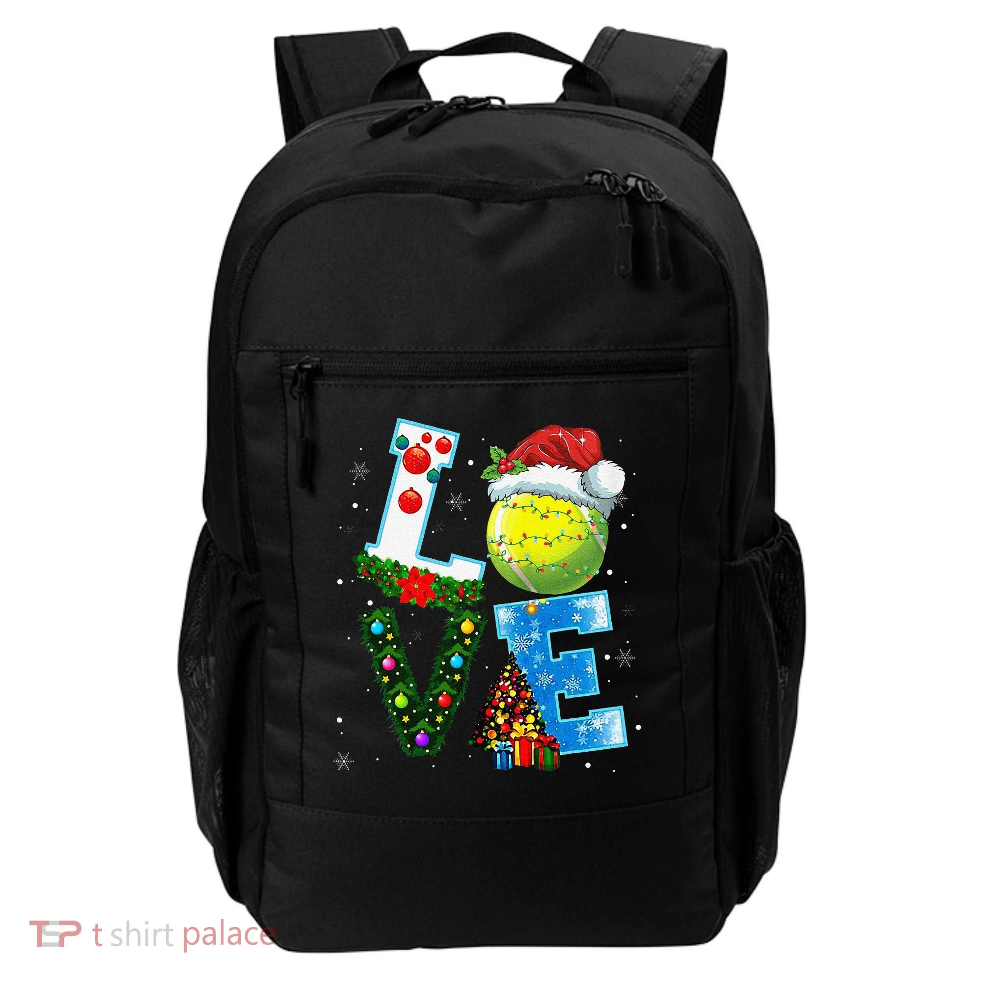 Christmas Tennis Players Lovers Xmas Backpack