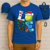Christmas Tennis Players Lovers Xmas T-Shirt thumb 6