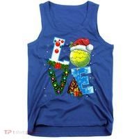 Christmas Tennis Players Lovers Xmas Tank Top thumb 0