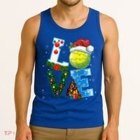 Christmas Tennis Players Lovers Xmas Tank Top thumb 3