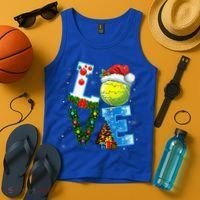 Christmas Tennis Players Lovers Xmas Tank Top thumb 4
