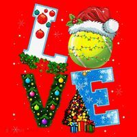 Christmas Tennis Players Lovers Xmas Santa Hat thumb 1