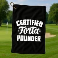 Certified Torta Pounder Golf Towel thumb 1