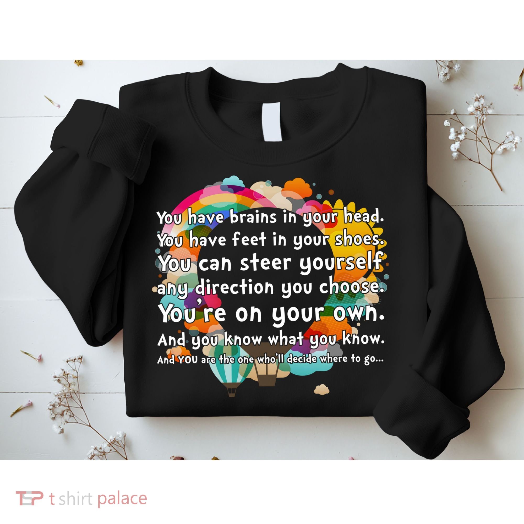 Cute The Places You'll Go Reading Book Fan Sweatshirt