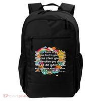 Cute The Places You'll Go Reading Book Fan Backpack thumb 0