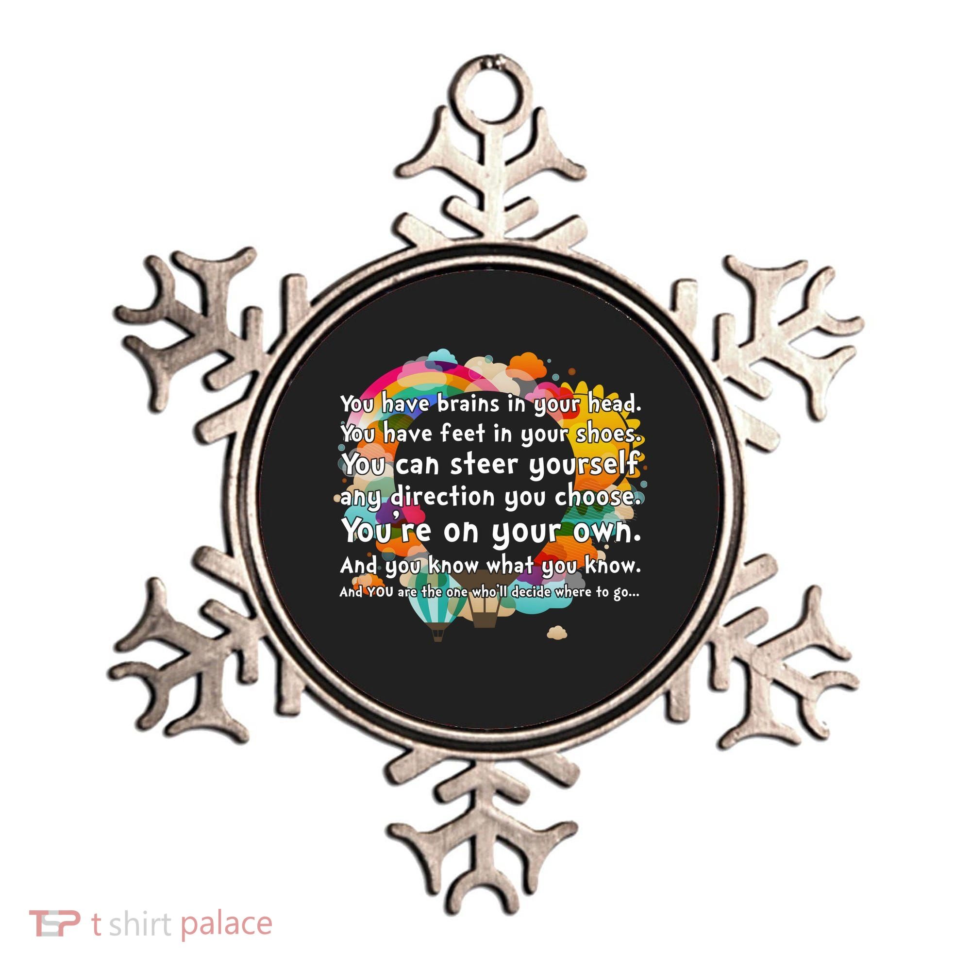 Cute The Places You'll Go Reading Book Fan Ornament