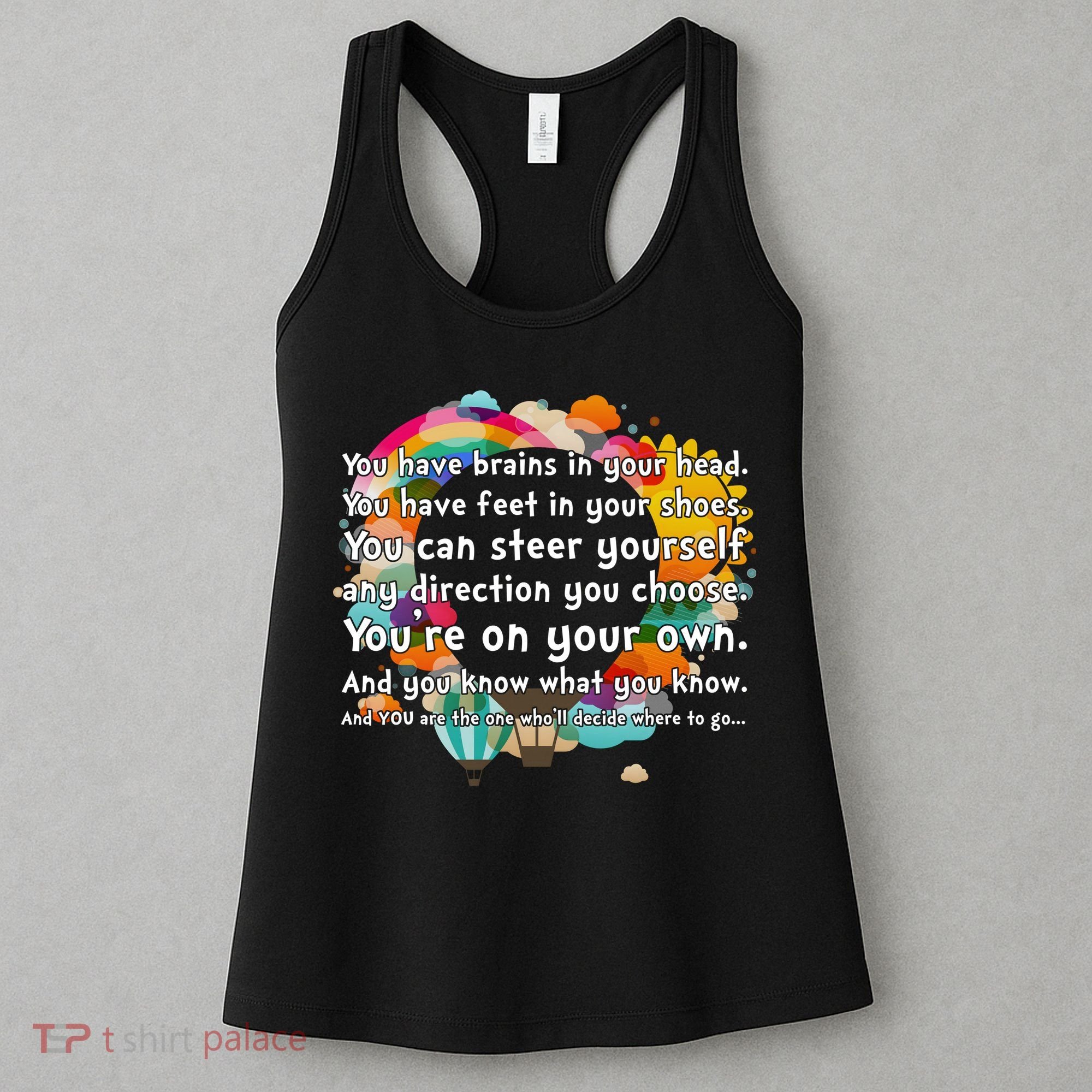 Cute The Places You'll Go Reading Book Fan Women's Tank Top