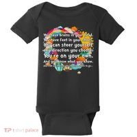 Cute The Places You'll Go Reading Book Fan Baby Bodysuit thumb 0