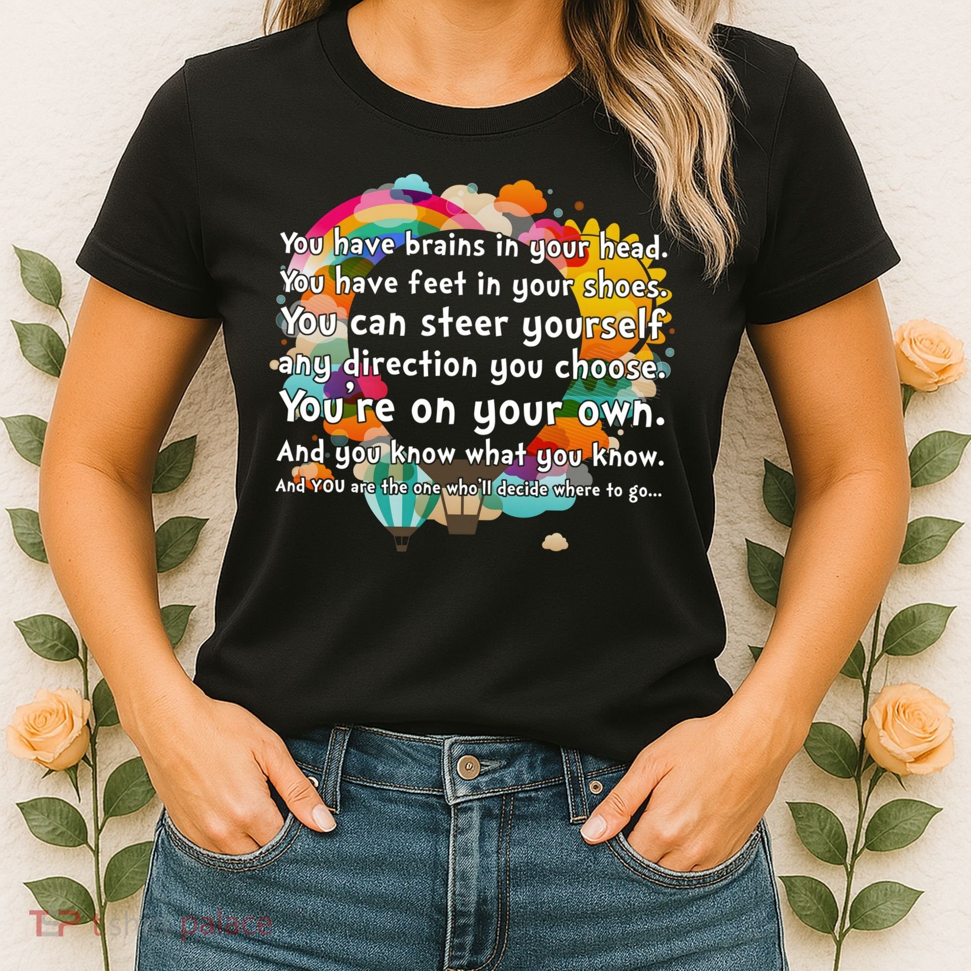 Cute The Places You'll Go Reading Book Fan Women's T-Shirt