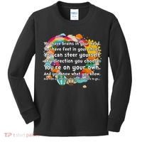 Cute The Places You'll Go Reading Book Fan Kids Long Sleeve Shirt thumb 0