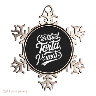 Certified Torta Pounder Funny Torta Pounder On Back Ornament