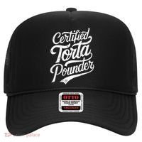 Certified Torta Pounder Funny Torta Pounder On Back Hat thumb 0