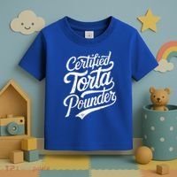 Certified Torta Pounder Funny Torta Pounder On Back Toddler T-Shirt thumb 3