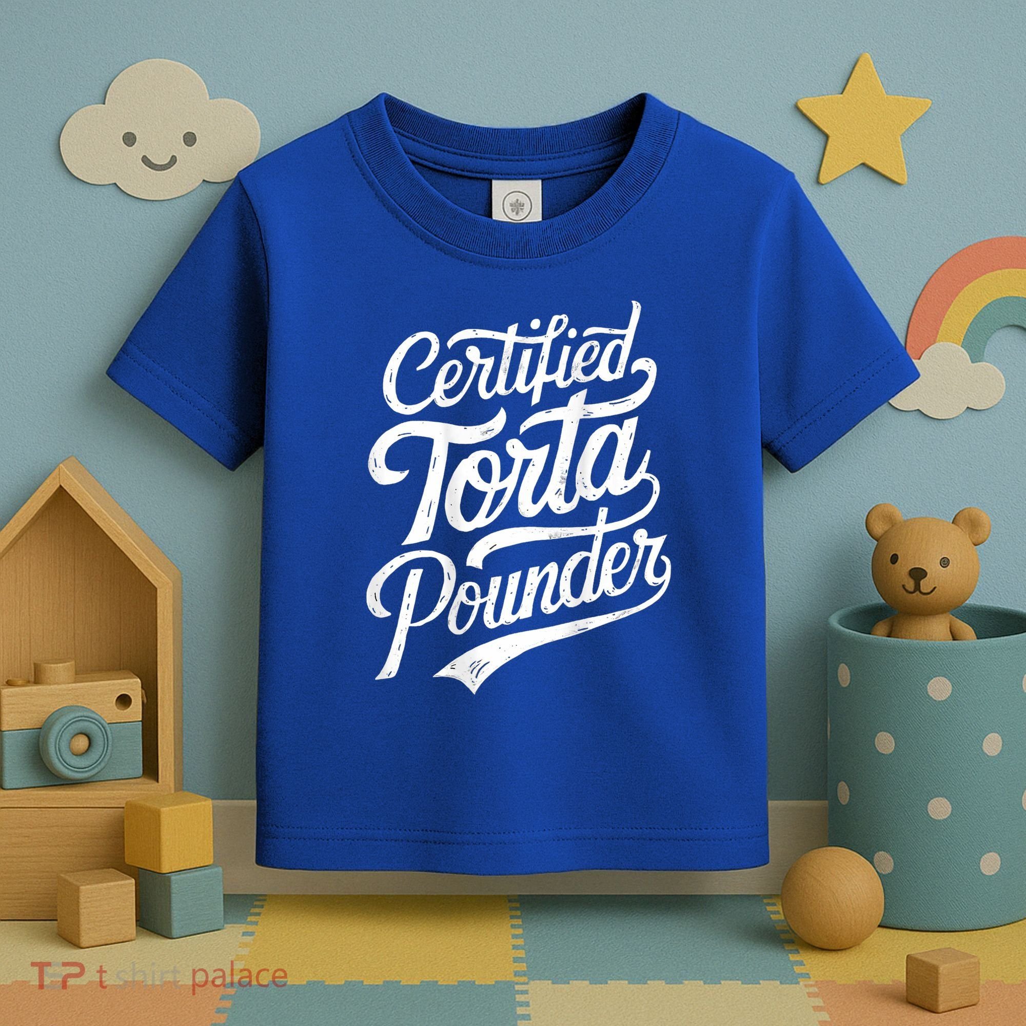 Certified Torta Pounder Funny Torta Pounder On Back Toddler T-Shirt