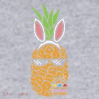 Cool Thug Pineapple Easter Bunny Eggs Fruit Lover Gift Women's Sweatshirt thumb 2