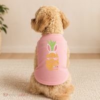 Cool Thug Pineapple Easter Bunny Eggs Fruit Lover Gift Doggie Tank thumb 2