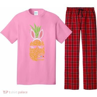 Cool Thug Pineapple Easter Bunny Eggs Fruit Lover Gift Pajama Set