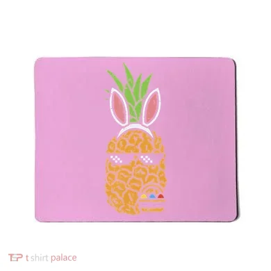 Cool Thug Pineapple Easter Bunny Eggs Fruit Lover Gift Mousepad