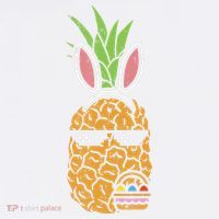 Cool Thug Pineapple Easter Bunny Eggs Fruit Lover Gift Beanie thumb 2