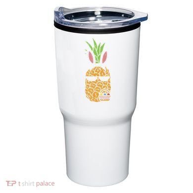Cool Thug Pineapple Easter Bunny Eggs Fruit Lover Gift Tumbler